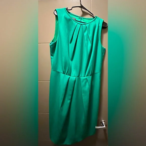 Vintage Green Escada Sleeveless Dress